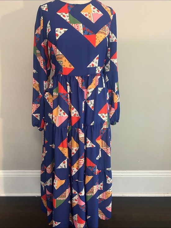 Lisa Says Gah Dresses & Skirts - Lisa Says Gay quilt pattern long sleeve dress
